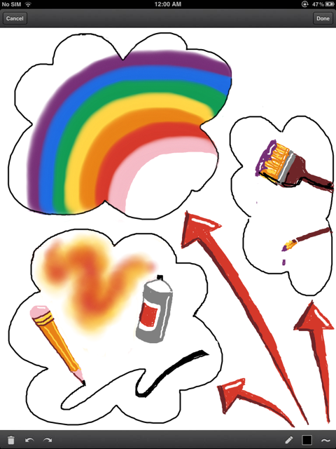 scribbles Imagem relacionada a App do Gmail para iOS ganha melhorias e um novo recurso de desenhos