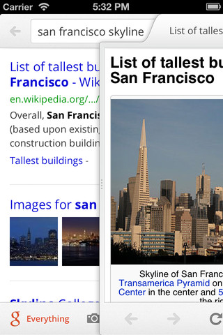 Imagem relacionada a Google Search para iPhone recebe grande atualização