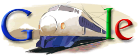 Imagem relacionada a Doodle: Shinkansen [Trem-Bala]