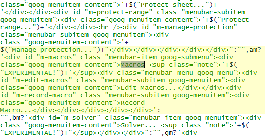 spreadsheets-macros spreadsheets-macros