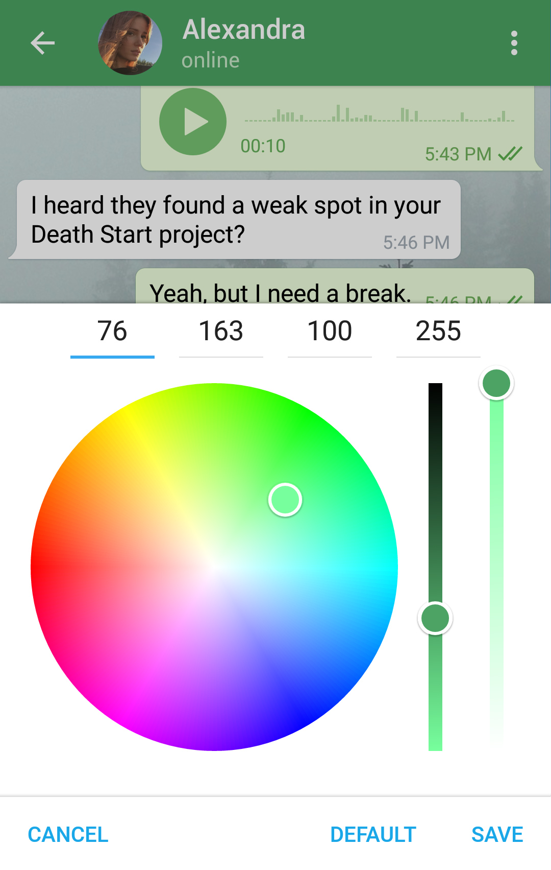 Imagem relacionada a Temas customizados chegam ao Telegram para Android
