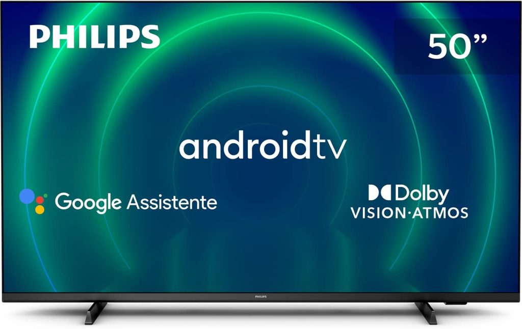 Imagem relacionada a Desconto imperdível: TV Philips 4K de 50 polegadas com Android TV e Dolby Atmos por apenas R$2.099,00 na Amazon!