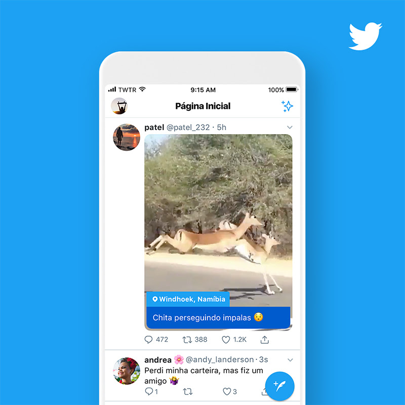 Imagem relacionada a Twitter ganha recurso parecido com stories