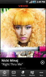 Imagem relacionada a Vevo anuncia App para Android