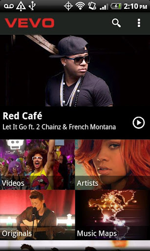 vevo-app Imagem relacionada a Vevo chega ao Brasil com app para Android