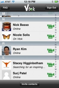 Imagem relacionada a Vtok App leva Google Video Chat para o iPhone