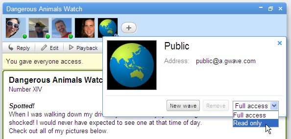 Imagem relacionada a Google adiciona duas novas funcionalidades no Google Wave