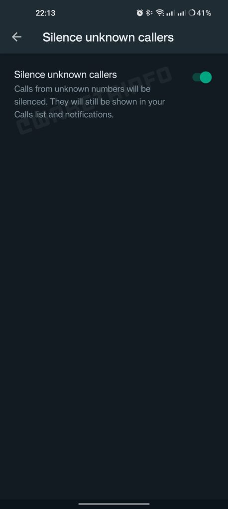 Imagem relacionada a WhatsApp trabalhando em recurso para silenciar chamadas de números desconhecidos