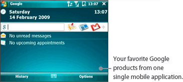 Imagem relacionada a Google Mobile App para Windows Mobile