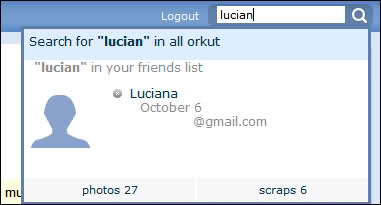 Imagem relacionada a Orkut adiciona recurso Inline Search