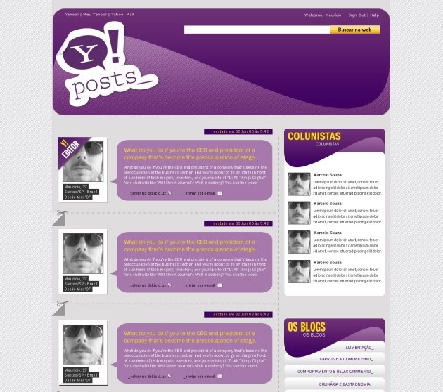 Imagem relacionada a Yahoo! Posts revelado [exclusivo]