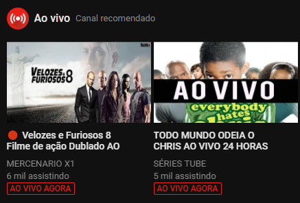 Imagem relacionada a Canais transmitem pirataria pelo YouTube Ao Vivo