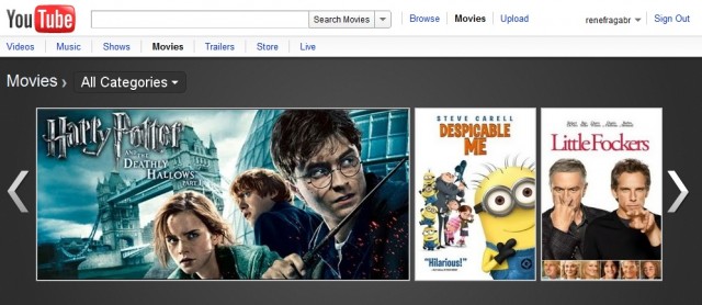 Imagem relacionada a Google adiciona 3 mil novos títulos para aluguel no YouTube