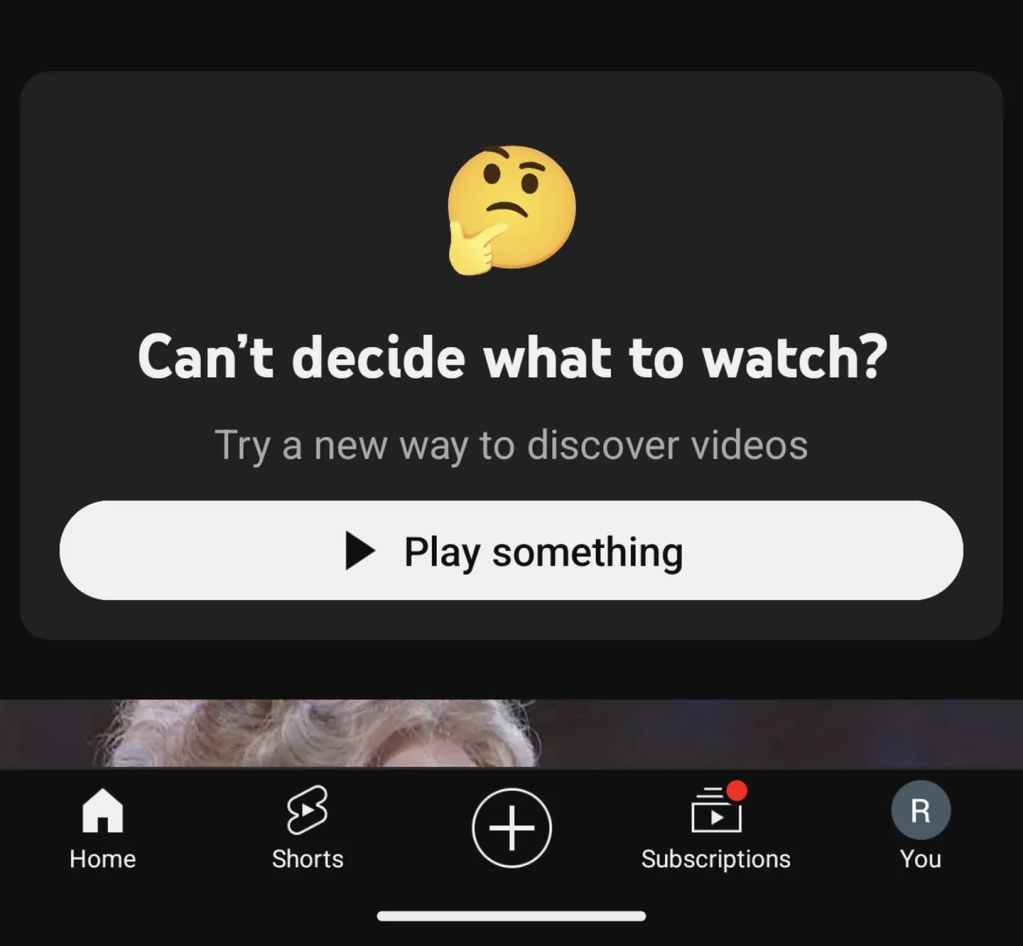 Imagem relacionada a Não sabe o que assistir? YouTube ganha o novo botão 'Assista algo'