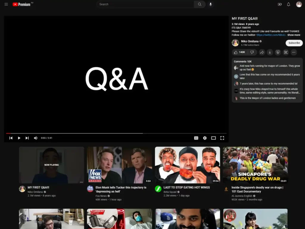 Imagem relacionada a YouTube testa novo design de página de vídeos com foco em sugestões de conteúdo