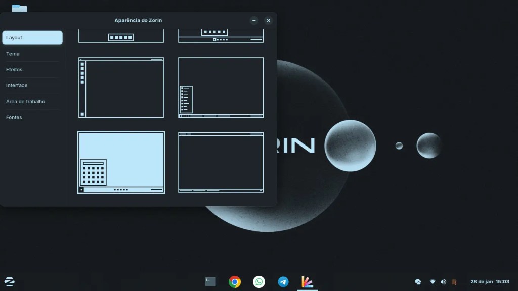 Imagem relacionada a Zorin OS 17: Testamos o layout inspirado no Chrome OS